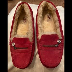 Ugg Pink shearling slippers